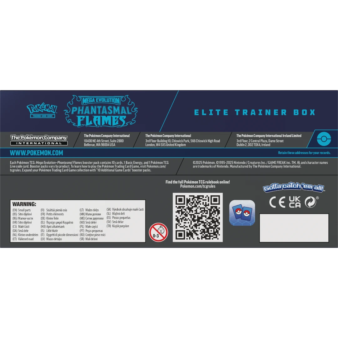 Pokémon TCG: Phantasmal Flames (ME02) - Elite Trainer Box (EN) Pokémon TCG: Phantasmal Flames (ME02) - Elite Trainer Box (EN)
