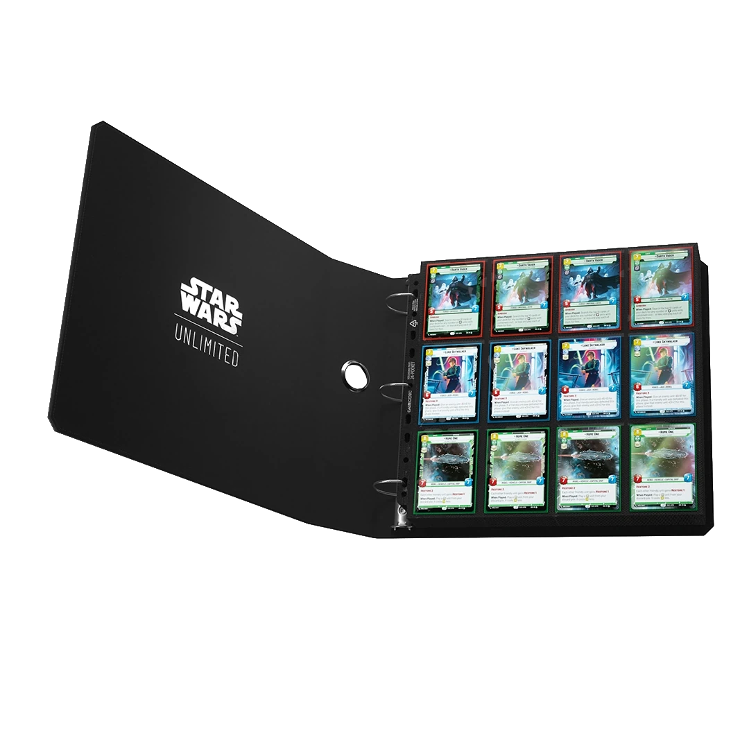 Gamegenic | Premium Cardport XL | Star Wars Unlimited 24 Pocket Slipcase Ring Binder