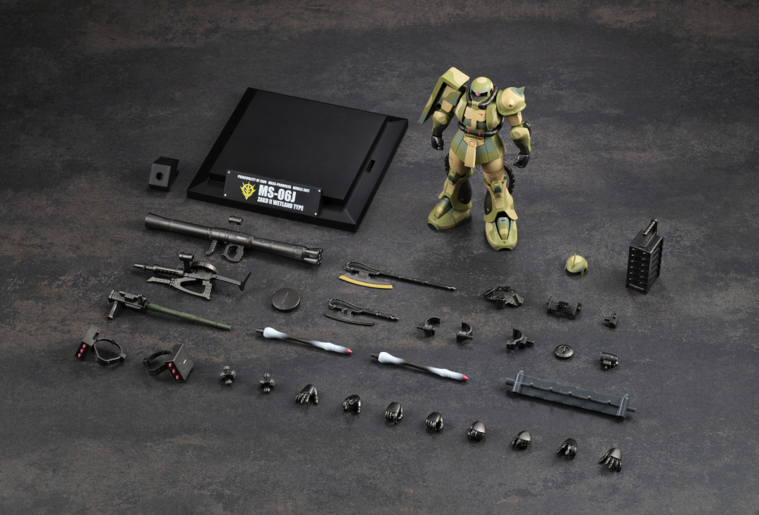 Tamashii Nations | SIDE MS-06J Wet Ground Type Zaku ver. A.N.I.M.E. MS MUSEUM | Mobile Suit Gundam MSV