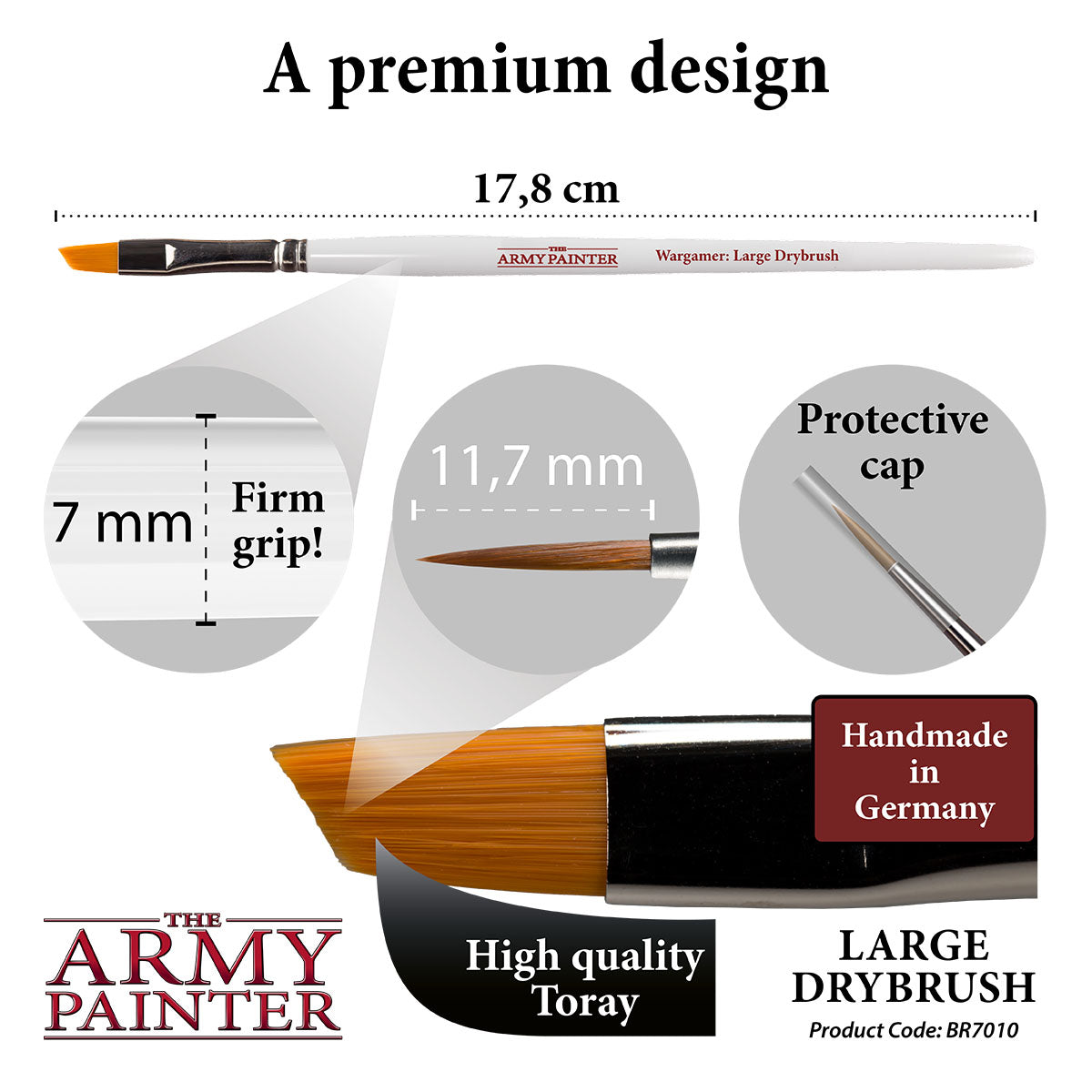 The Army Painter - Large Drybrush - Wargamer Brush