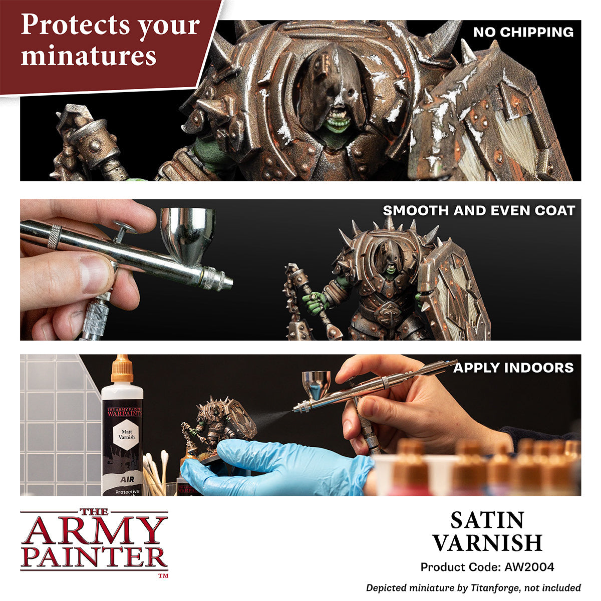 The Army Painter - Aegis Suit Satin Varnish 100ml - Warpaints Air