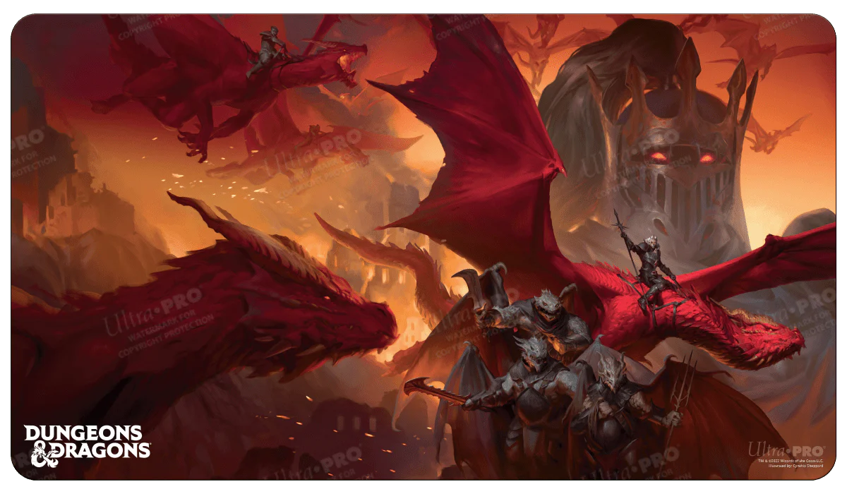 Ultra Pro: Playmat - Dragonlance Shadow of the Dragon Queen - Dungeons & Dragons Cover Series