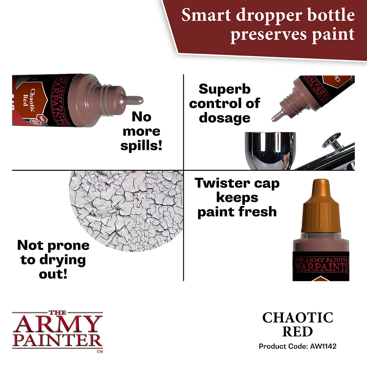 The Army Painter - Chaotic Red - Warpaints Air