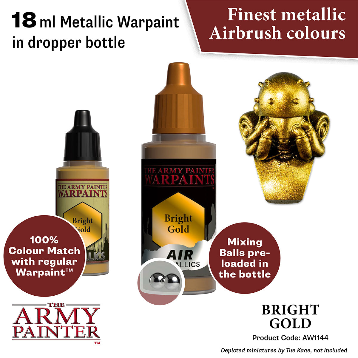 The Army Painter - Bright Gold - Warpaints Air Metallics