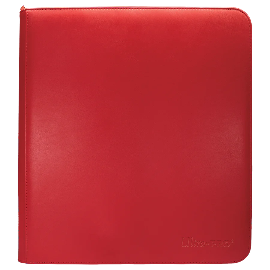 Ultra Pro - Vivid 12-Pocket Zippered Pro-Binder Stil: Rot