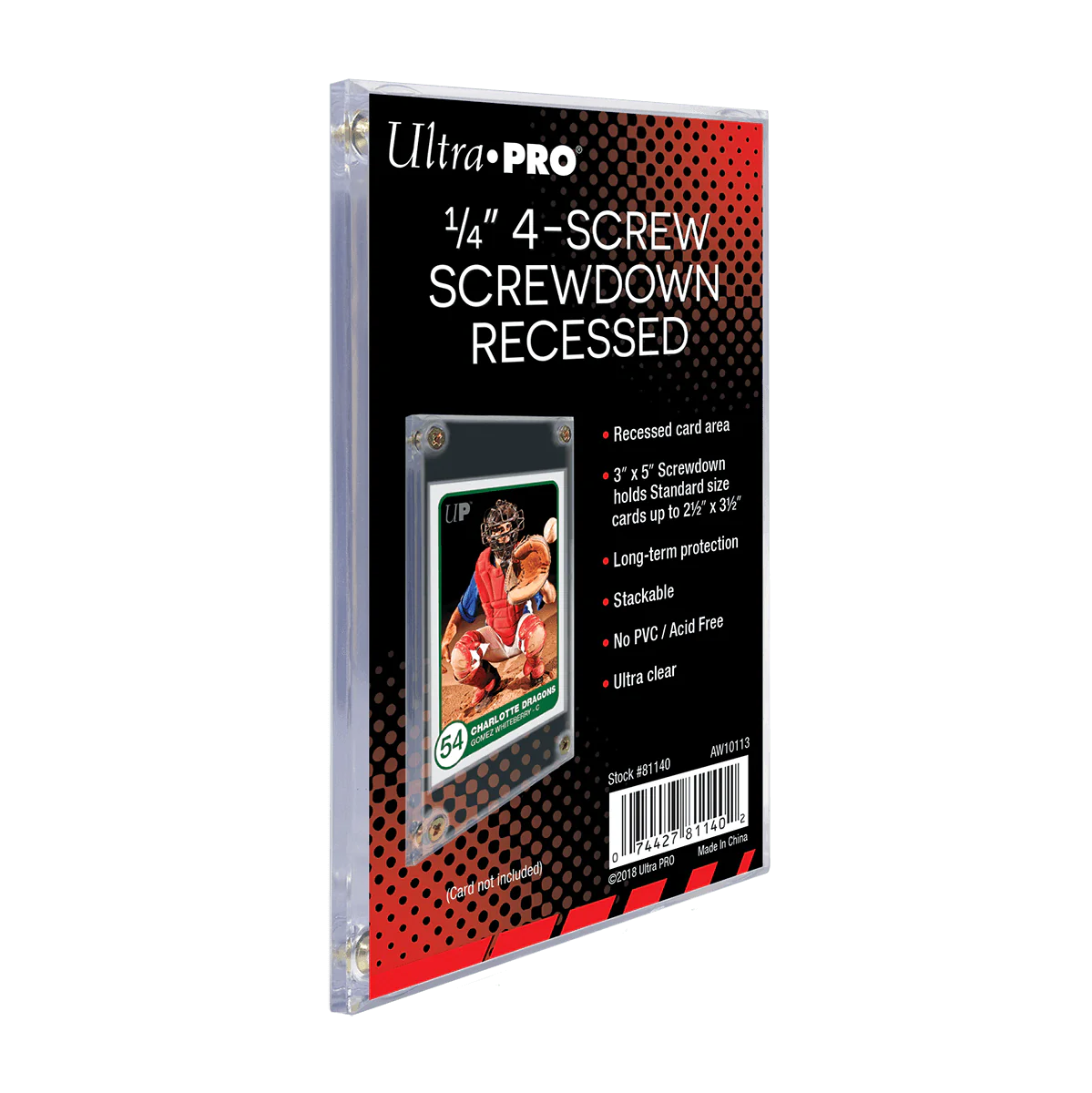 Ultra Pro: Screwdown Recessed Holder - 1/4" Ultra Pro: Screwdown Recessed Holder - 1/4"