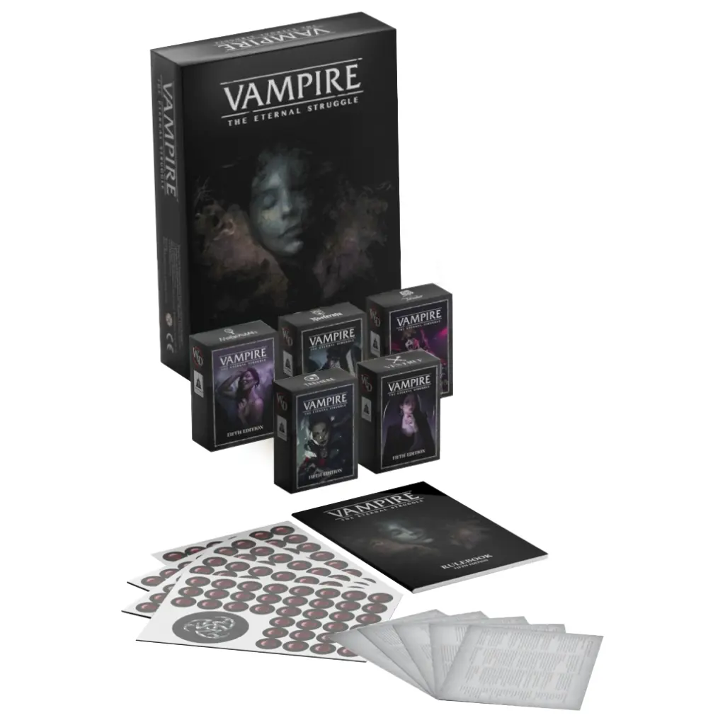 Black Chantry Produc: Vampire TES 5th Ed Starter Set - Card Games