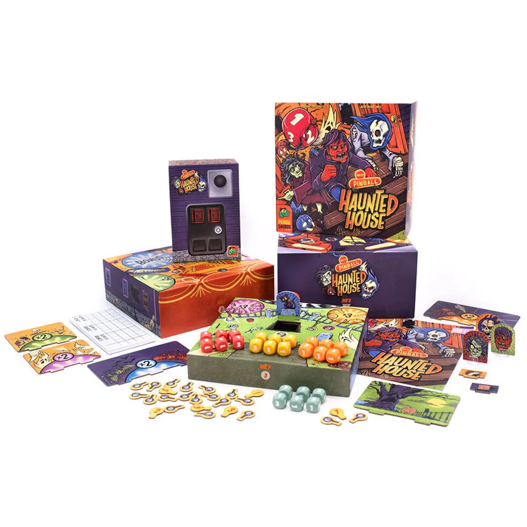 Pandasaurus Games: Boxtop Pinball Haunted House - Board Games