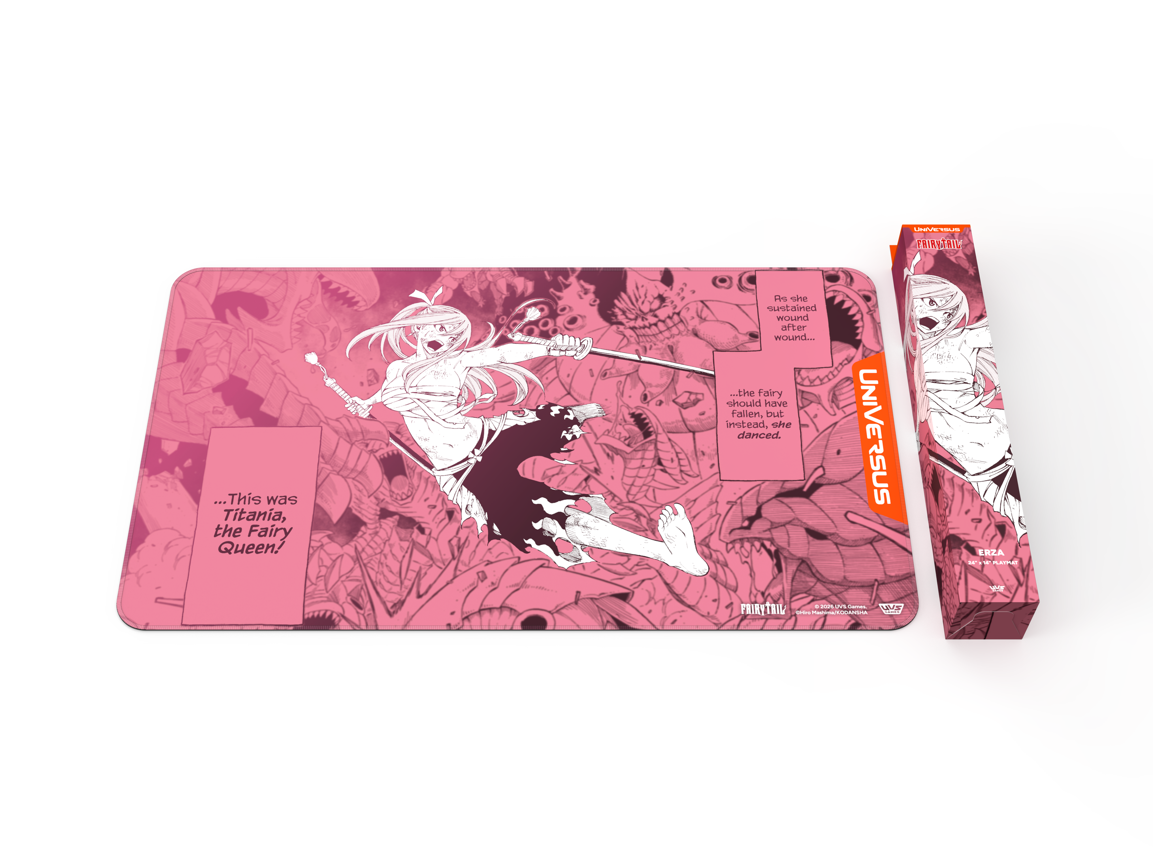 UniVersus CCG | Fairy Tail: All Fired Up! - Erza | Playmat