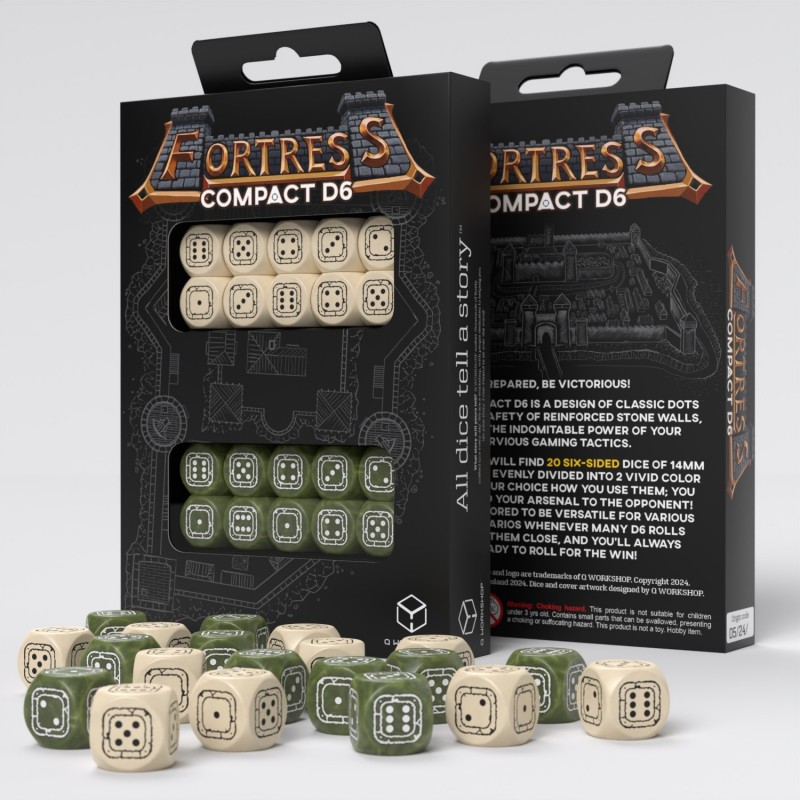 Q Workshop | Beige & Olive | Fortress Compact D6