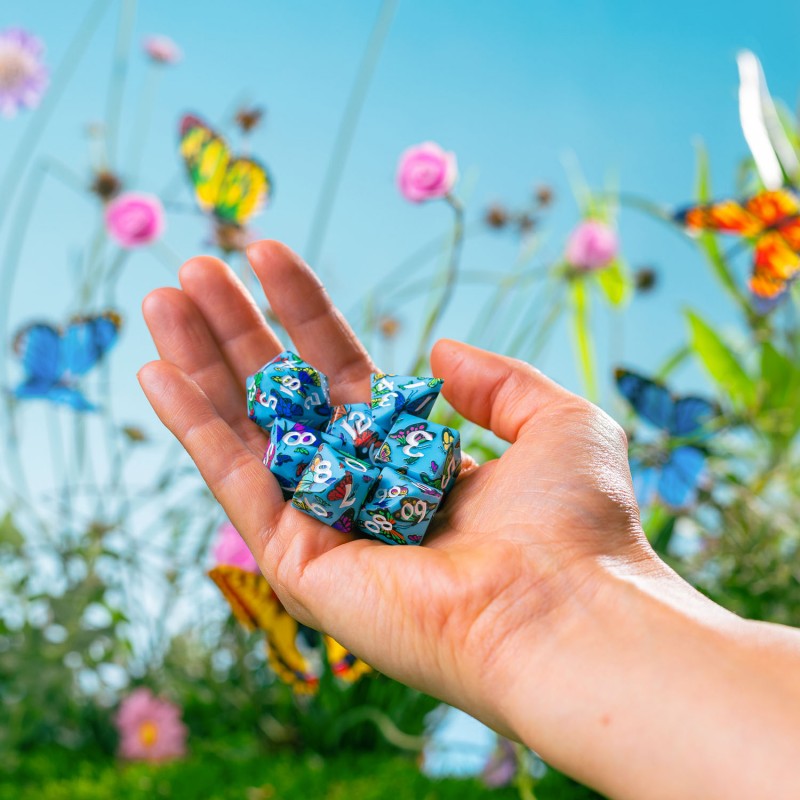 Q Workshop | Butterfly | Full Art Dice Set™