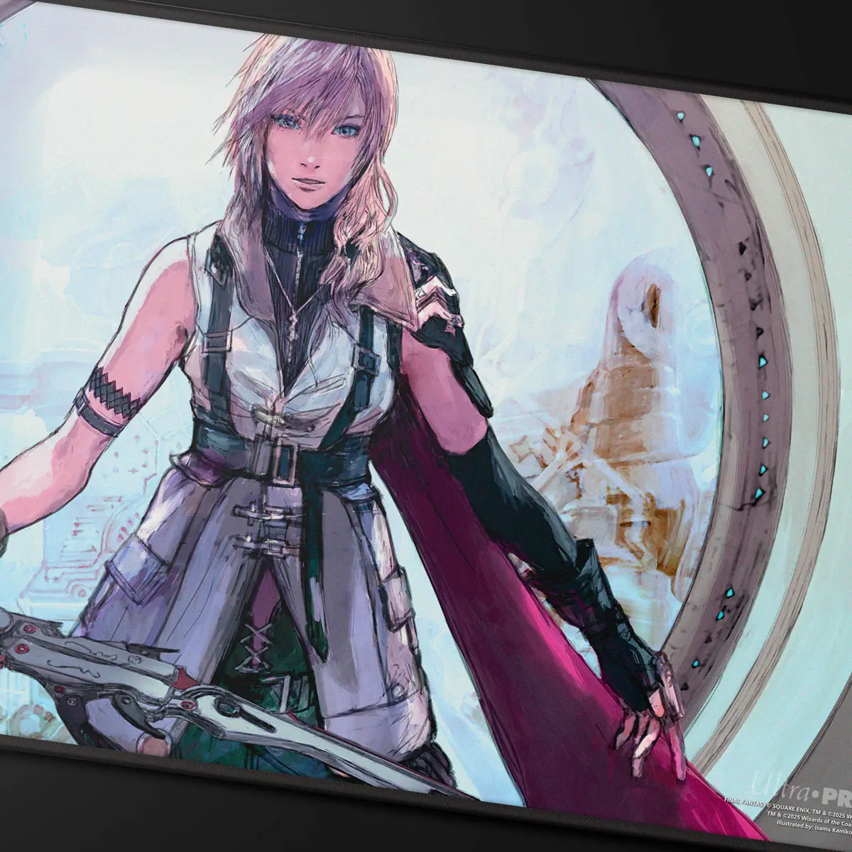Magic: The Gathering - Final Fantasy (TM) - Black Stitched Playmat Premium W