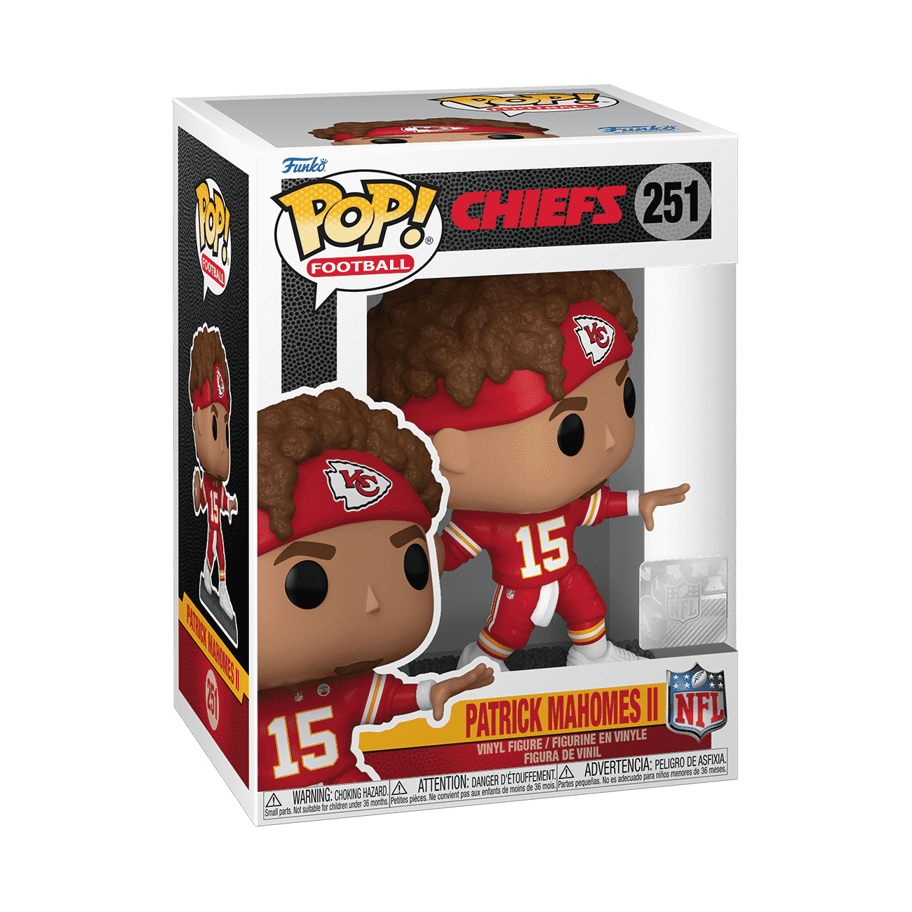 POP! NFL: Patrick Mahomes II in Red Headband - Kansas City Chiefs