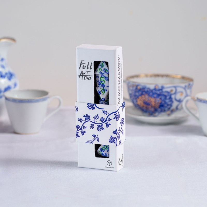 Q Workshop | Porcelain | Full Art Dice Set™