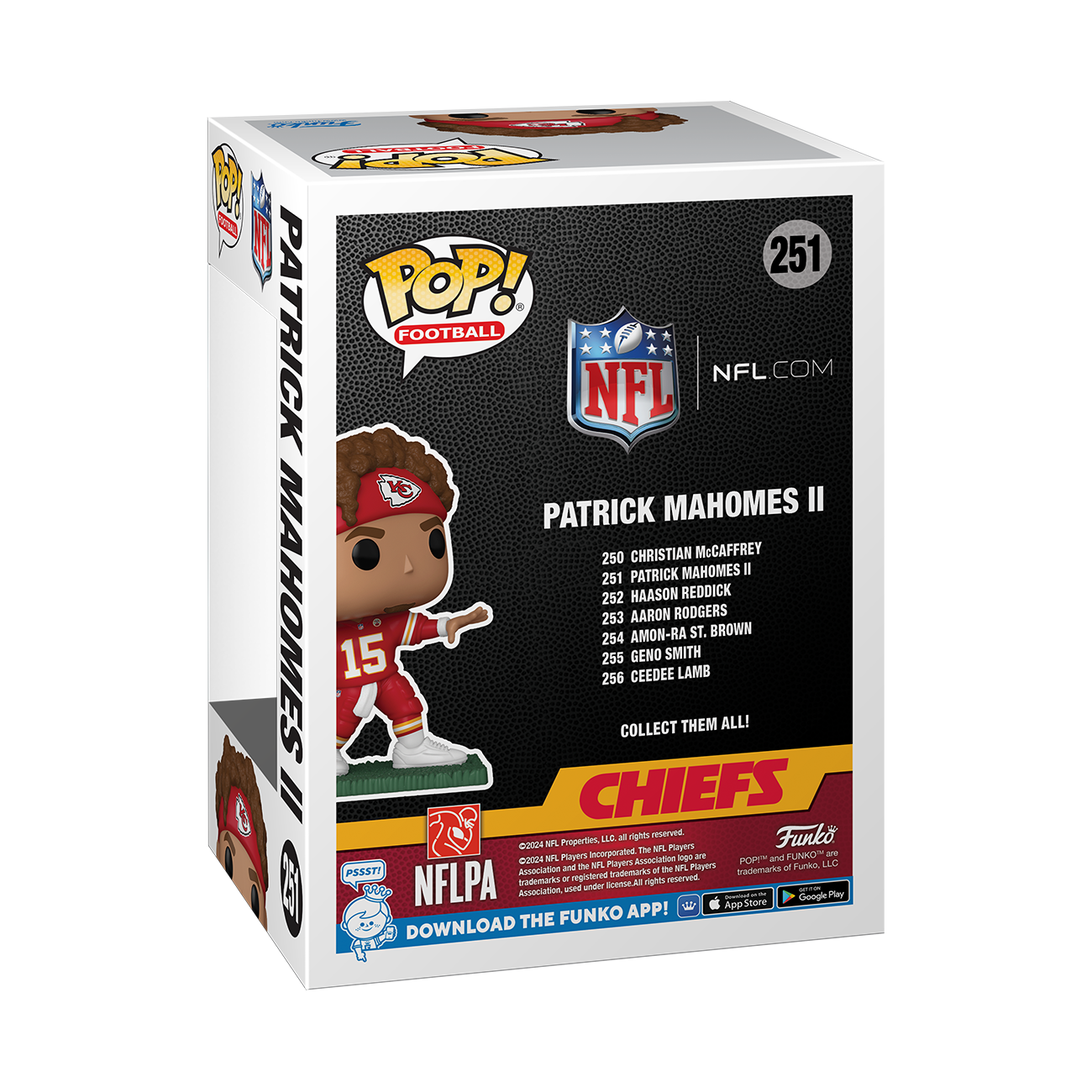 POP! NFL: Patrick Mahomes II in Red Headband - Kansas City Chiefs