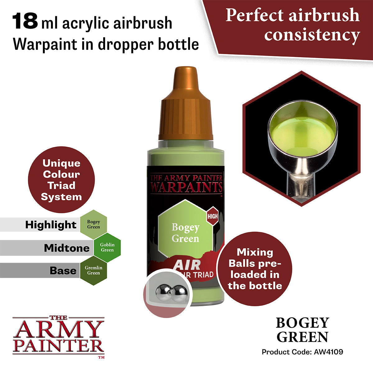 The Army Painter - Bogey Green - Warpaints Air
