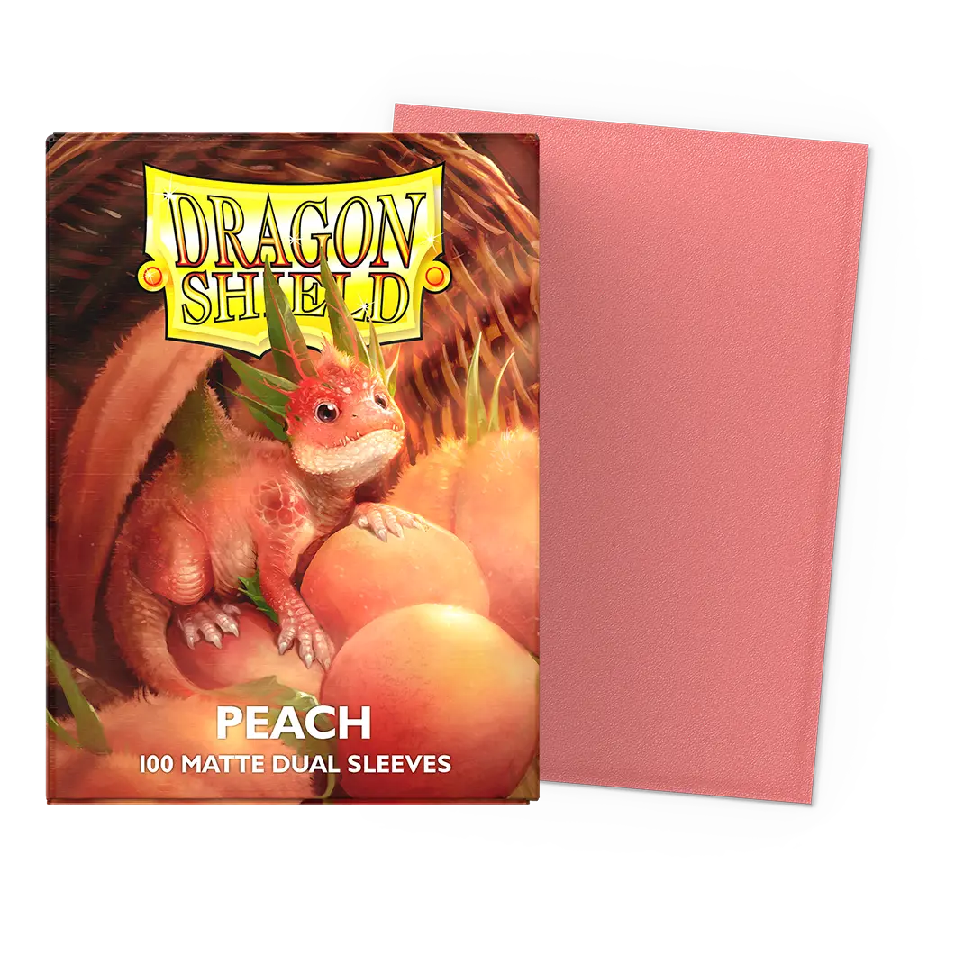 Dragon Shield: Peach - Matte Dual Sleeves - Standard Size