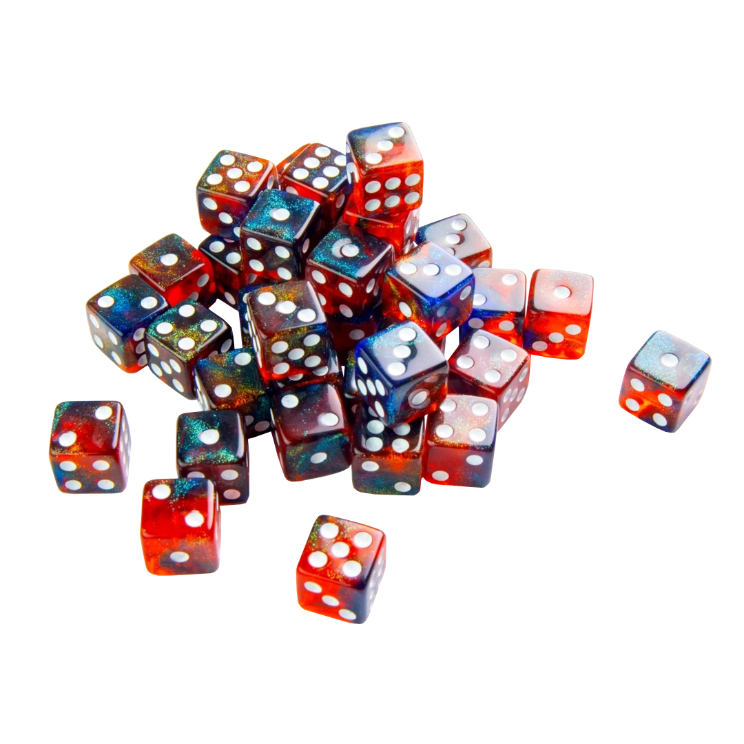 Gamegenic | RPG Dice Set | Galaxy Series Mars D6 (36pc)