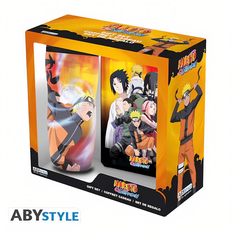 Naruto Shippuden | Mug Tumbler & Notebook | Gift Set