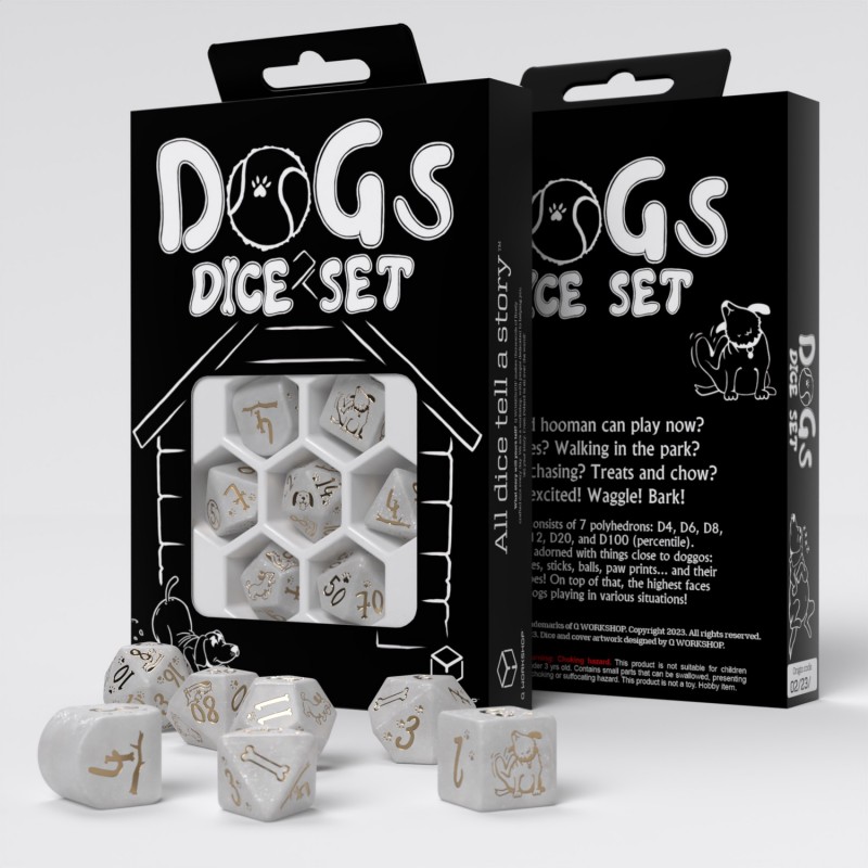 Q Workshop | Charlie | Dogs Dice Set