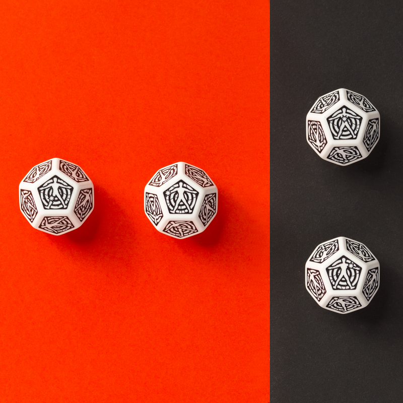 Q Workshop | White & Black | D12 Hit Location Die