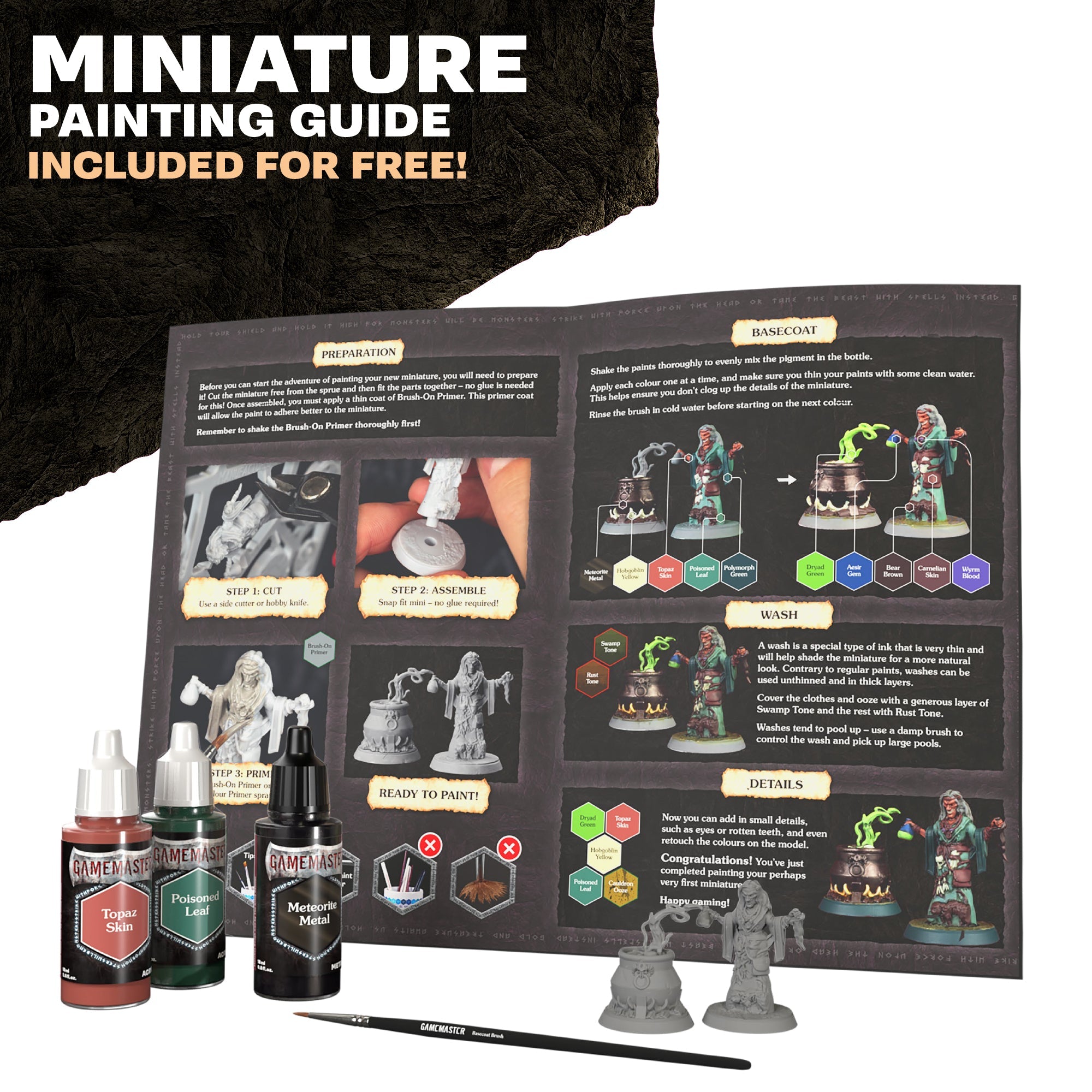 GameMaster - Wilderness Adventures - Role-Playing Paint Set