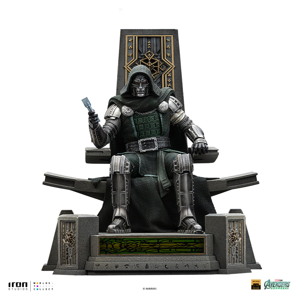 Iron Studios | Doctor Doom on Throne | Avengers: Doomsday - Deluxe Art Scale 1/10