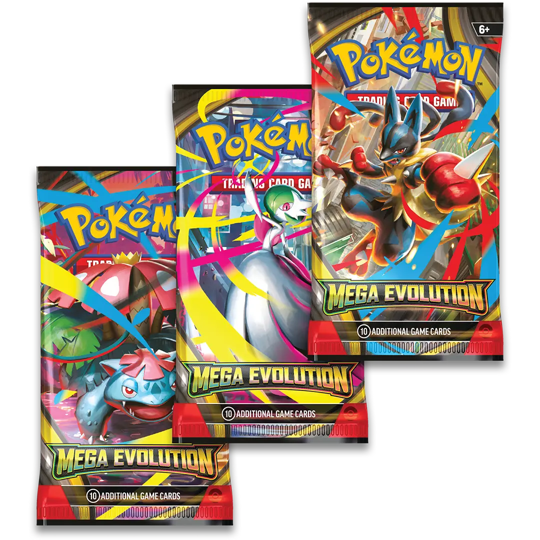 Pokémon TCG: Mega Evolution (ME01) - 3-Pack Blister (EN)
