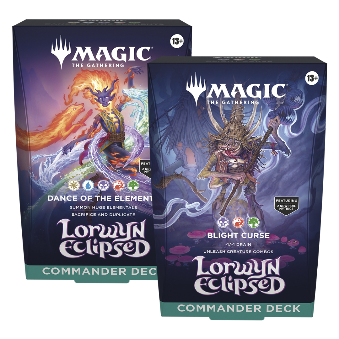 Magic: The Gathering - Lorwyn Eclipsed - Commander Deck Display (4 Decks) (EN) Magic: The Gathering - Lorwyn Eclipsed - Commander Deck Display (4 Decks) (EN)