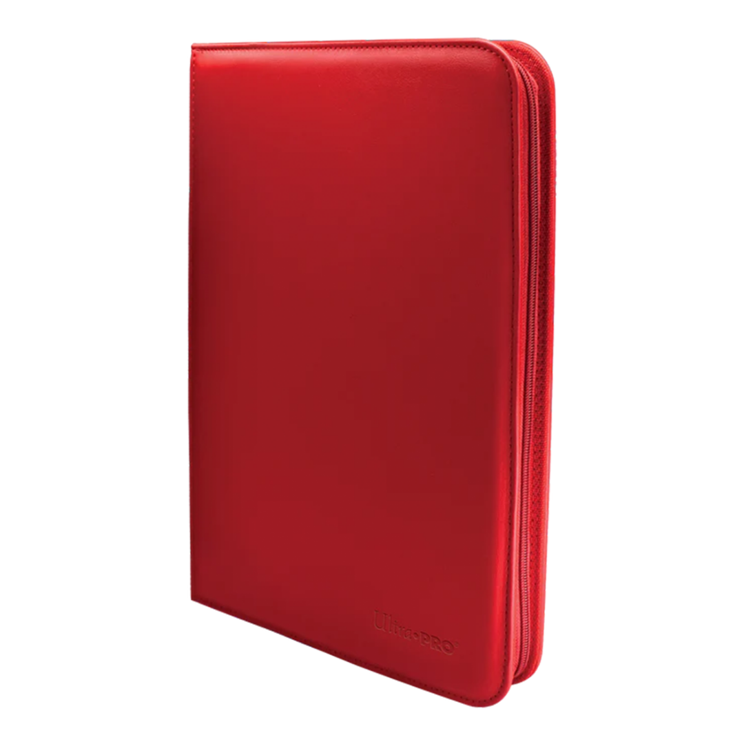 Ultra Pro | Vivid - Red | 9-Pocket Zippered PRO-Binder