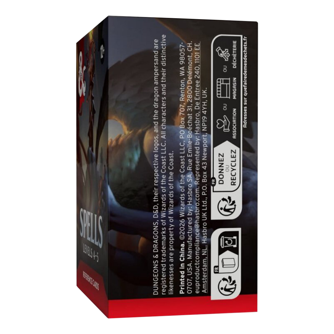 Dungeons & Dragons | Spells Lvl 4-5 | Reference Cards (EN)