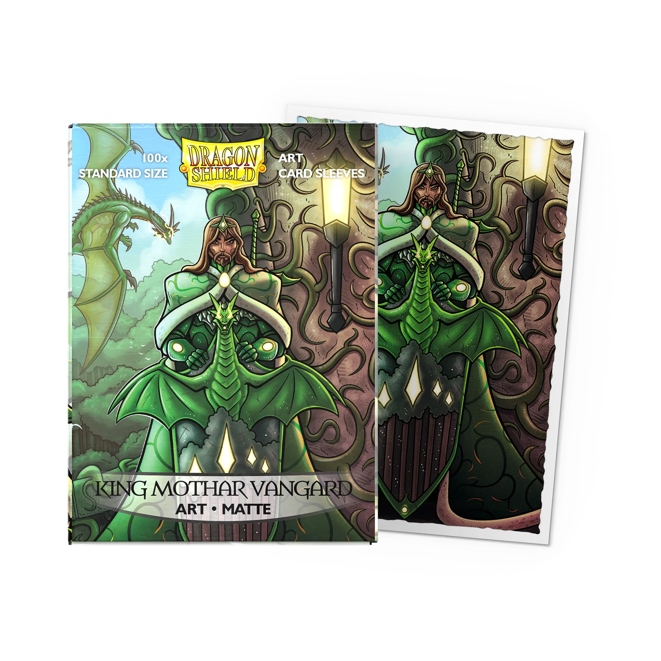Dragon Shield: Mothar Vanguard Portrait - Matte Art Sleeves - Standard Size Dragon Shield: Mothar Vanguard Portrait - Matte Art Sleeves - Standard Size