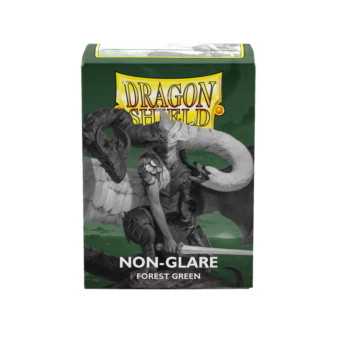Dragon Shield: Forest Green- Non-Glare - Matte Sleeves - Standard Size