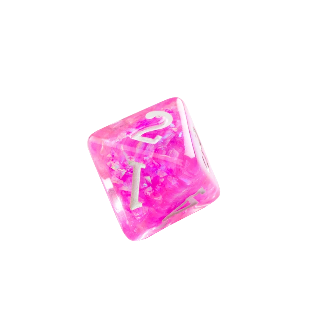 Gamegenic | RPG Dice Set | Candy-like Series Raspberry