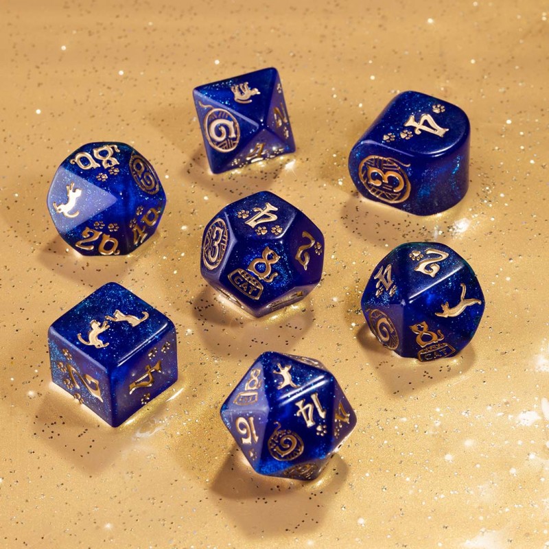 Q Workshop | Meowster | CATS Modern Dice Set