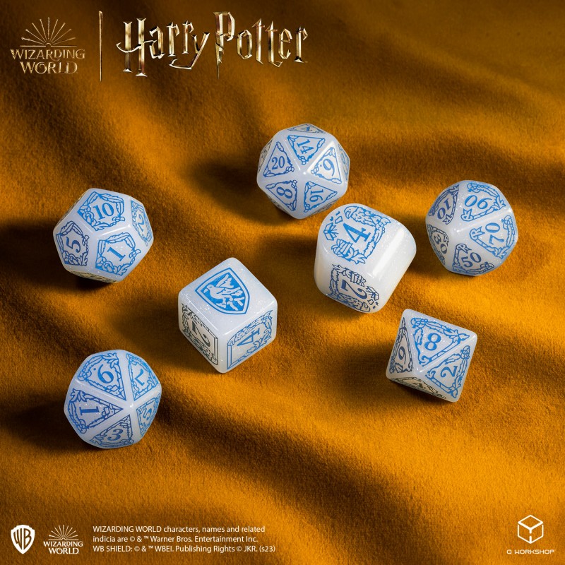 Q Workshop | Ravenclaw | Harry Potter Modern Dice Set