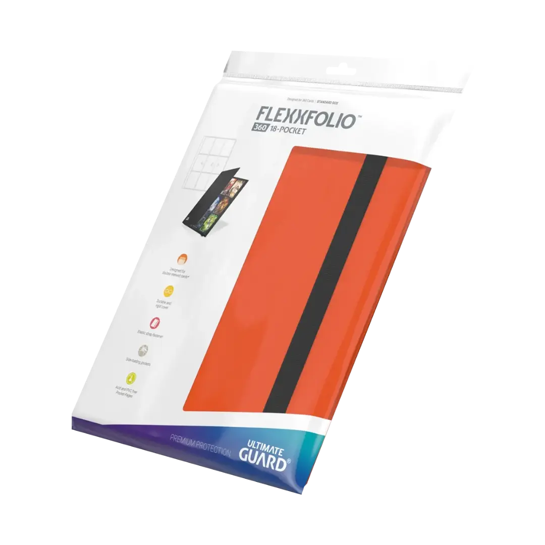 Ultimate Guard | Flexxfolio 360 | (18-Pocket) Binder Orange