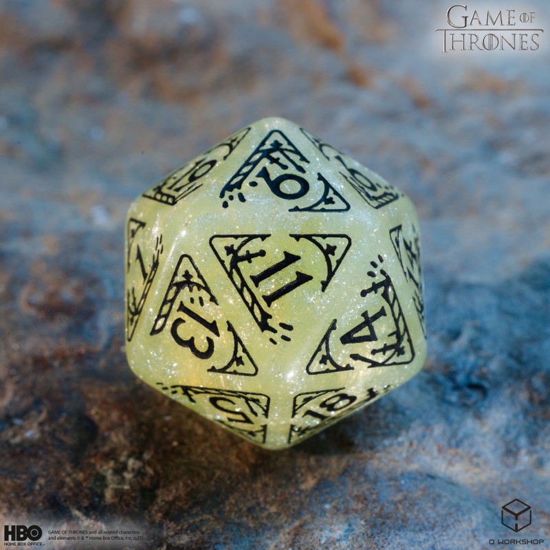 Q Workshop | Stark | Game Of Thrones Dice Set