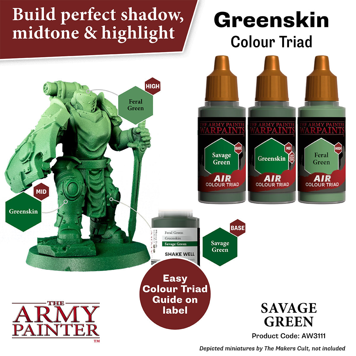 The Army Painter - Savage Green - Warpaints Air