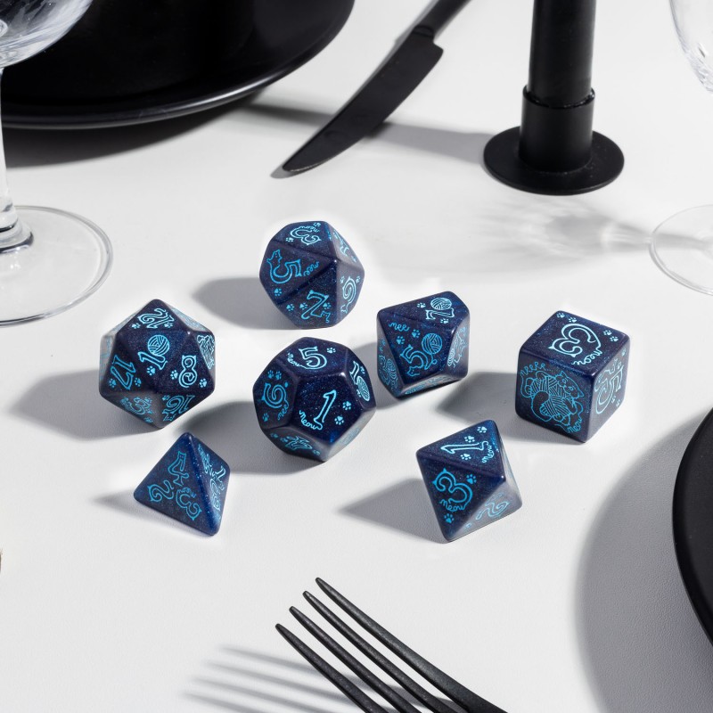 Q Workshop | River | Jumbo Cats Dice Set