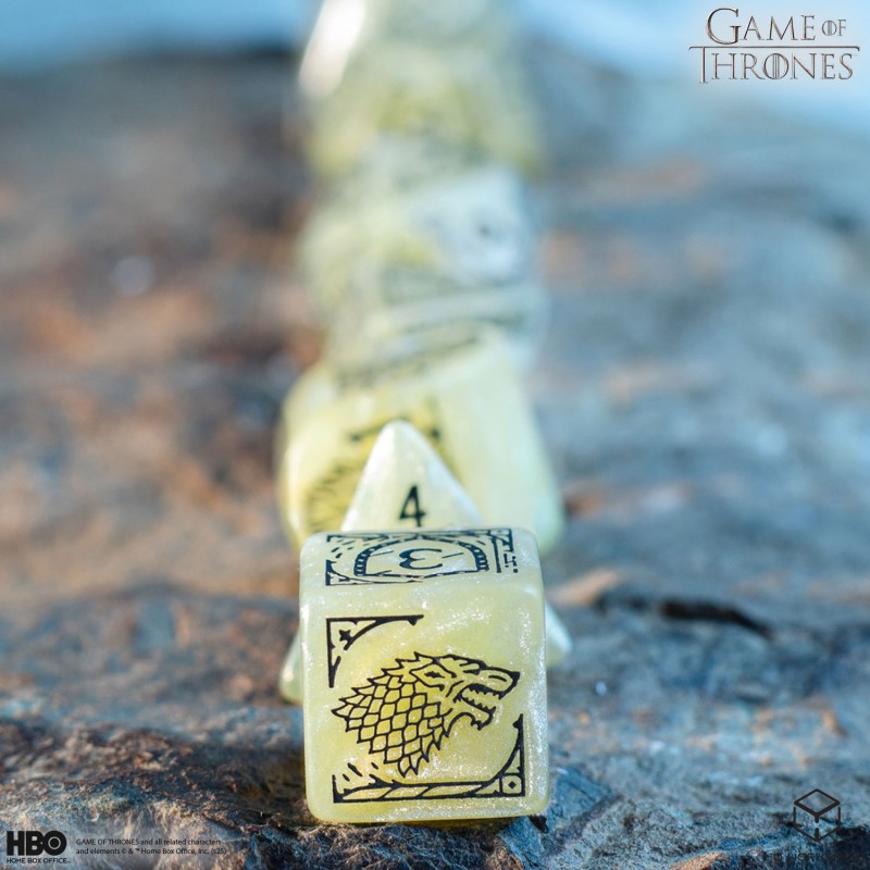 Q Workshop | Stark | Game Of Thrones Dice Set
