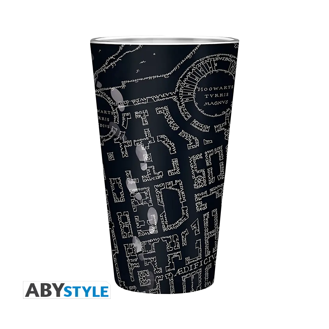 Harry Potter - Large Glass - 400ml - Marauder's map