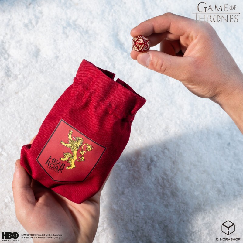 Q Workshop | Lannister | Game Of Thrones Dice Pouch