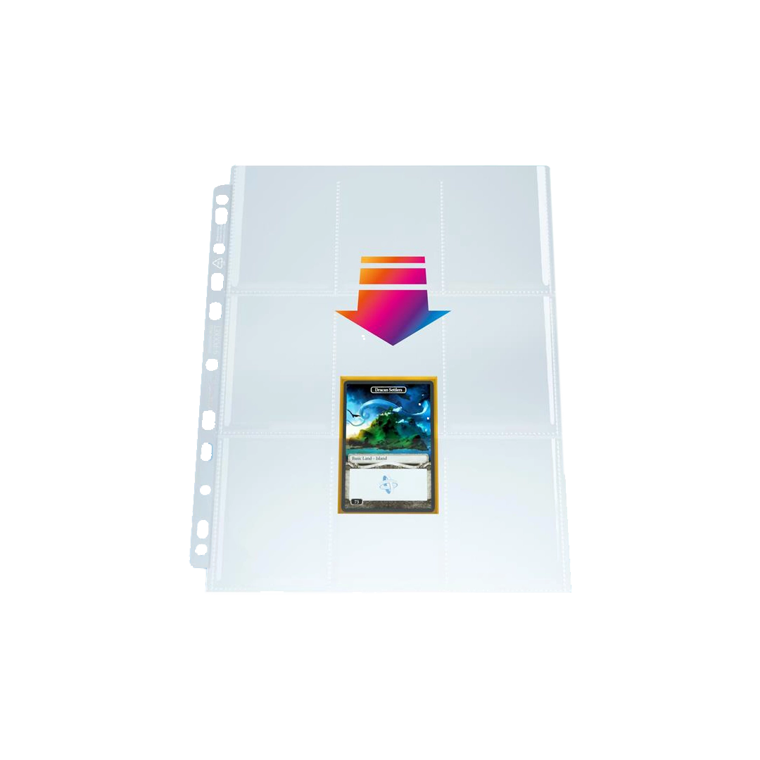 Gamegenic - Ultrasonic Toploading 9-Pocket Pages Pack (10)