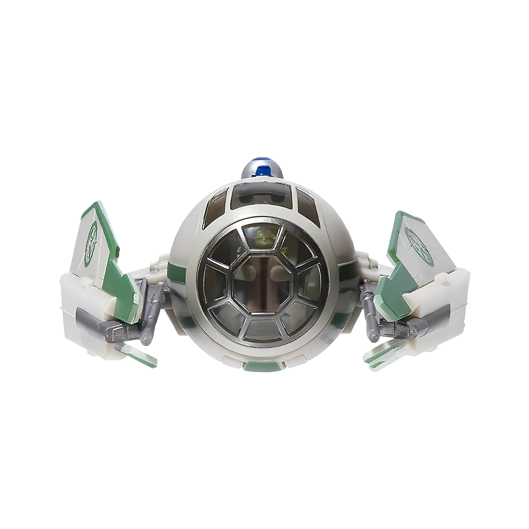 Jazwares: Star Wars - Jedi Starfighter Yoda - Raumschiff 8cm (inklusive 2 Spielfiguren)