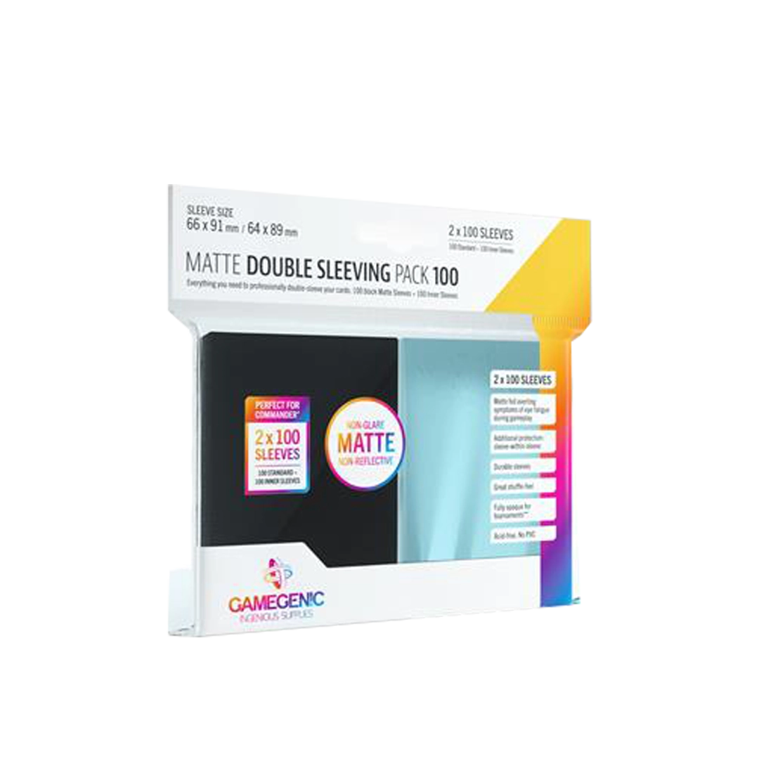 Gamegenic - Matte Sleeves Double Sleeving Pack - (100 Stück) Gamegenic - Matte Sleeves Double Sleeving Pack - (100 Stück)