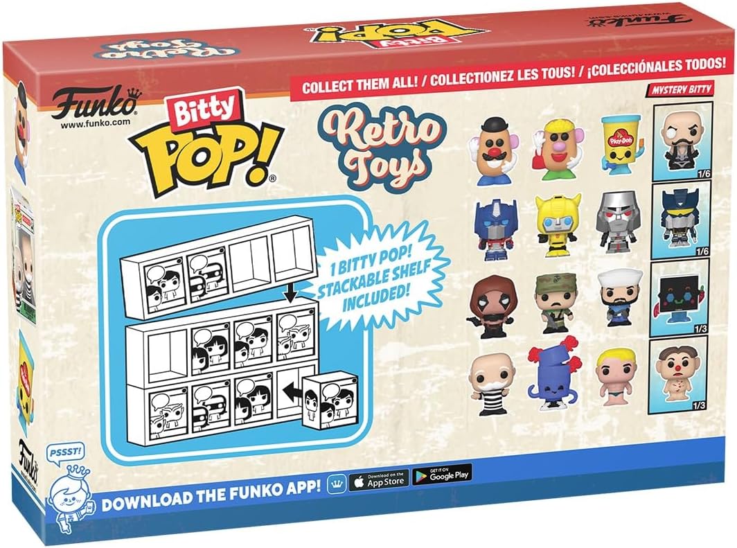 Bitty Pop!: GI Joe - Retro Toys 4-Pack