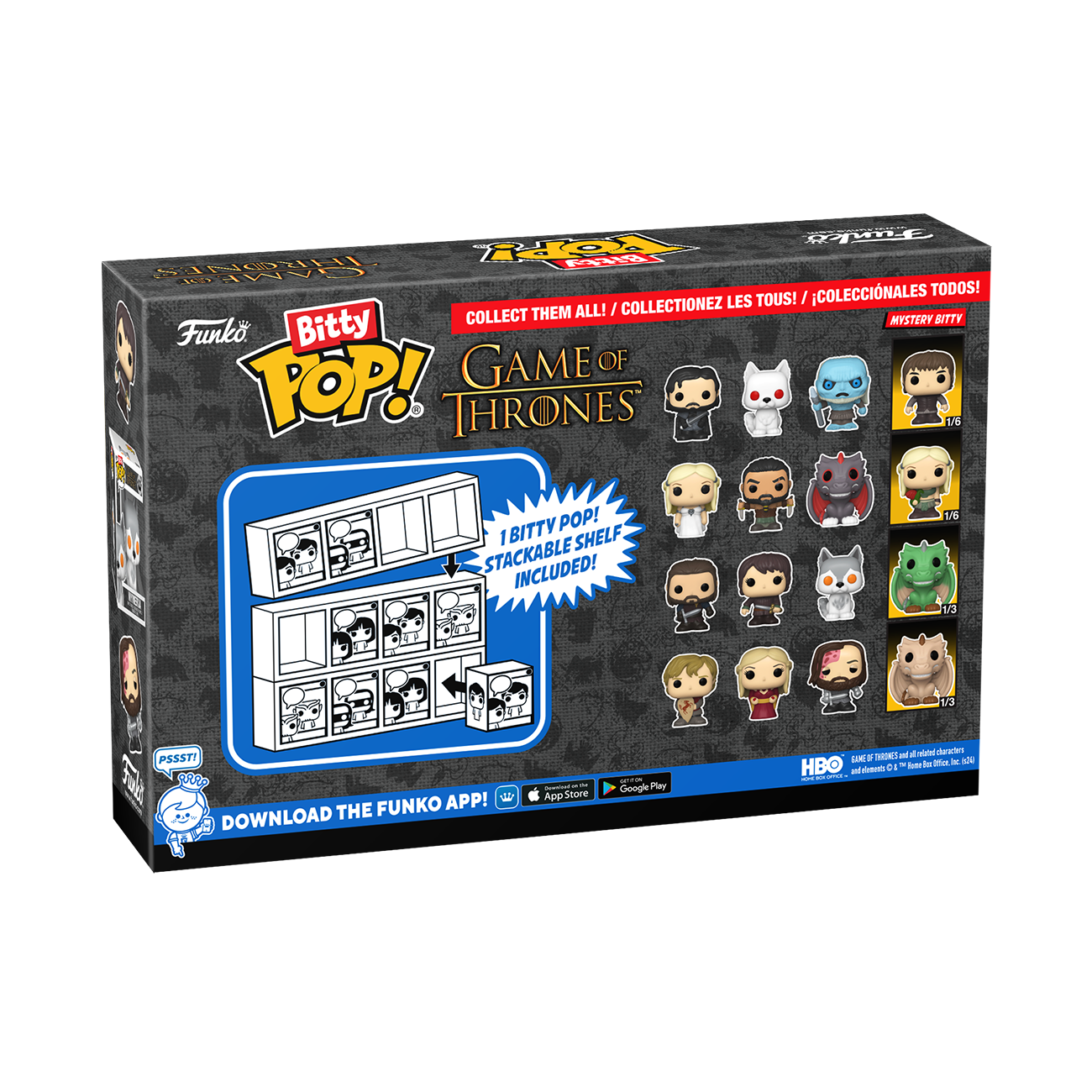 Bitty POP!: Jon Snow 4pk - Game of Thrones