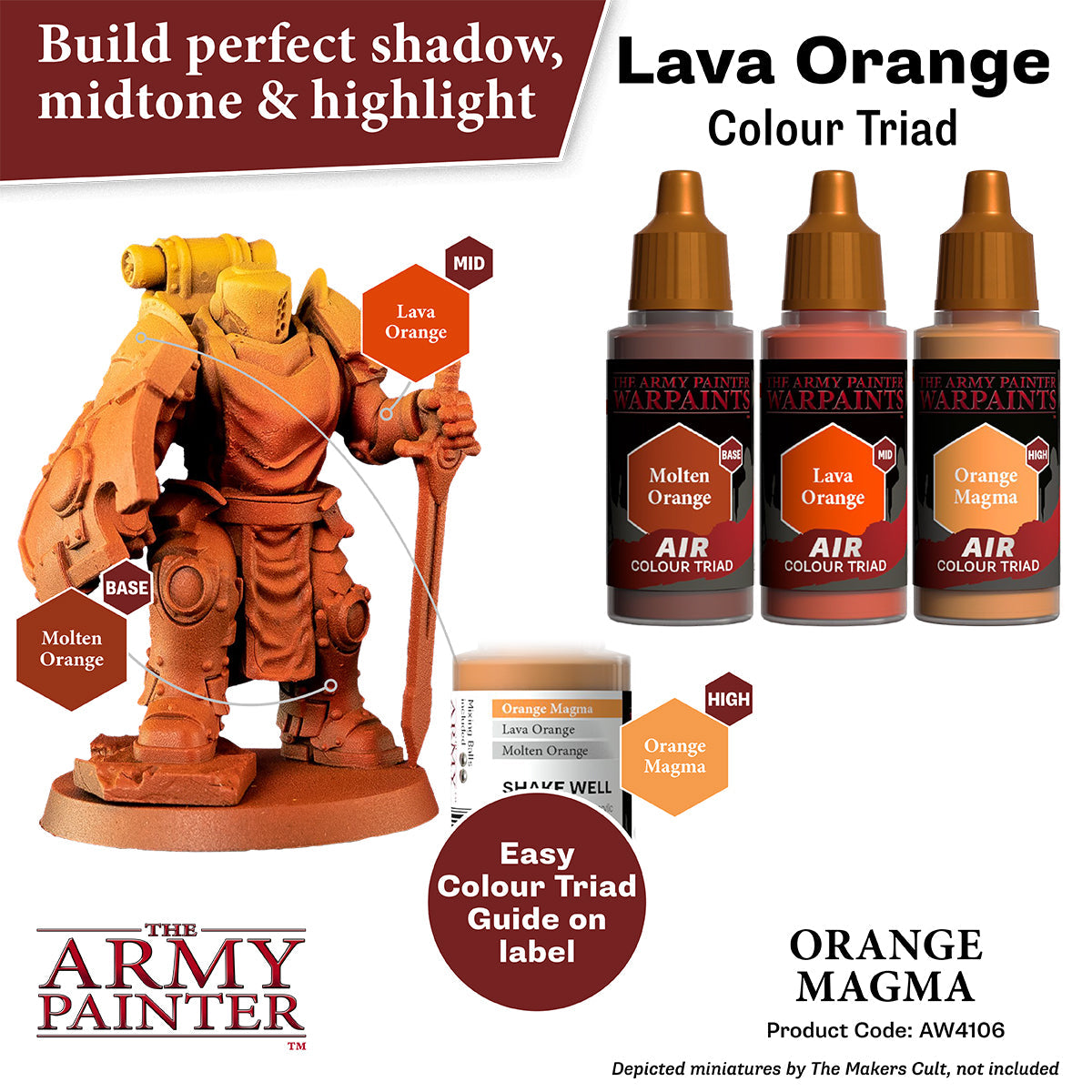 The Army Painter - Orange Magma - Warpaints Air