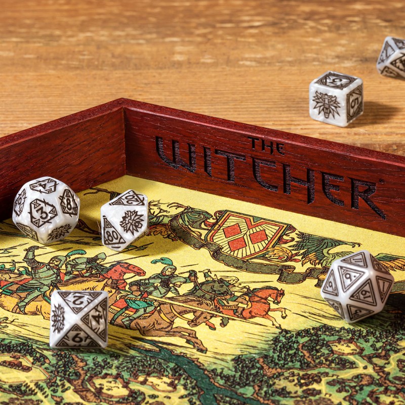 Q Workshop | The Witcher | Wooden Dice Tray